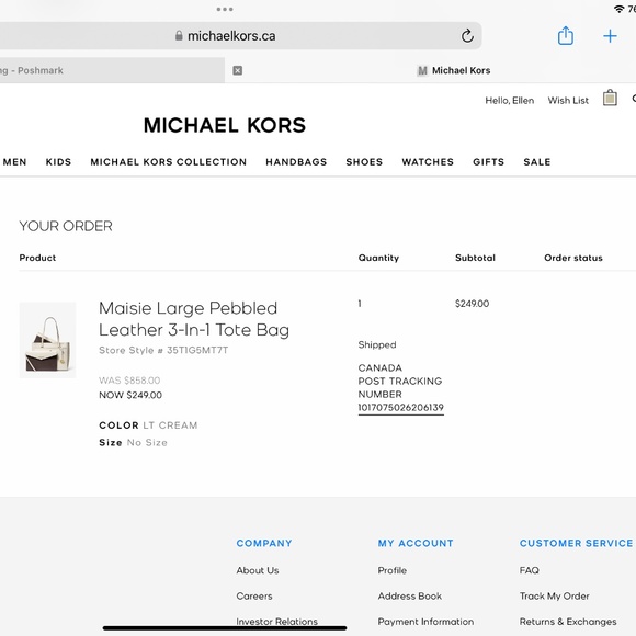 Michael Kors 3 in 1 tote bag - Picture 5 of 5